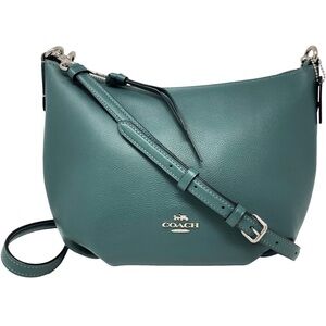 Coach Pebble Leather Small Skylar Hobo Shoulder Bag (Dark Turquoise) brand new